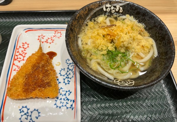 「かけうどん」@はなまるうどん イオン幕張店の写真