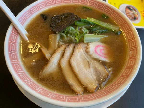 「煮干しラーメン&餃子ライス」@幸楽苑 川崎菅生店の写真