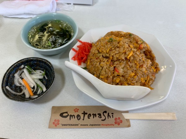 「キムチニンニク炒飯　720円」@集いドライブインの写真