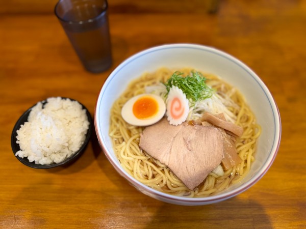 「全部のせ濃縮中華そば+小ライス(1杯)1000円(税込)」@濃縮系ラーメン 堀切邸の写真