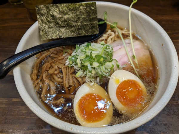 「中華そば 味玉」@中華そば 西のの写真