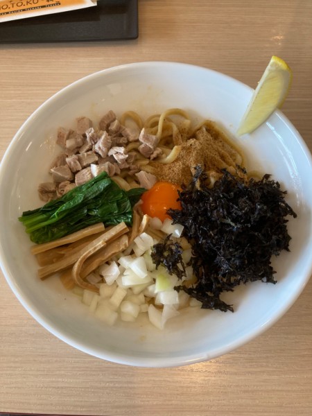 「まぜそば（醤油）」@中華そば GO.TO.KU ～義～の写真