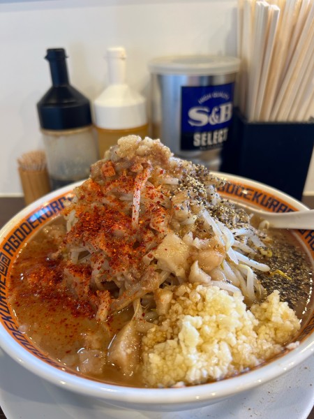 「ミニラーメン」@顎で喰らえ ラウンドワン草加店の写真