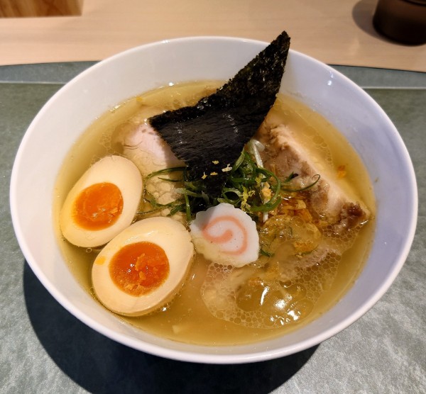 「上塩らぁ麺(1380円)」@らぁ麺 花萌葱の写真