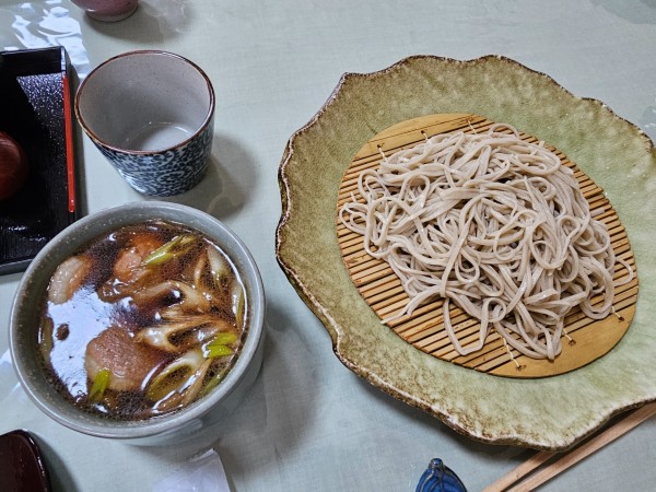 「鴨付けそば　2420円」@そば処 濱勢の写真