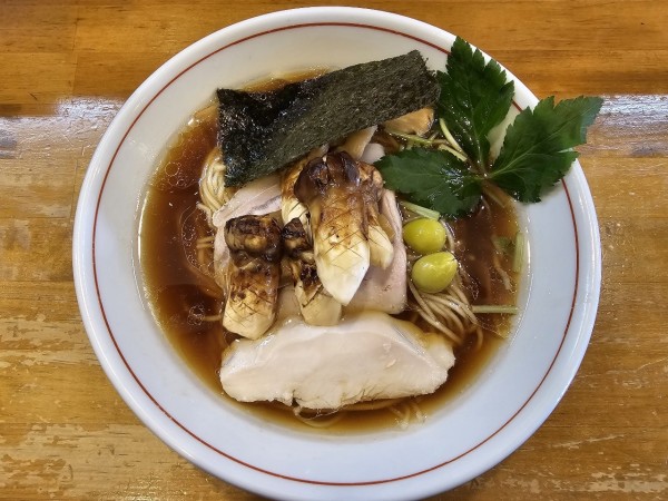 「【限定】松茸の醤油そば　2000円」@麺屋 謝の写真