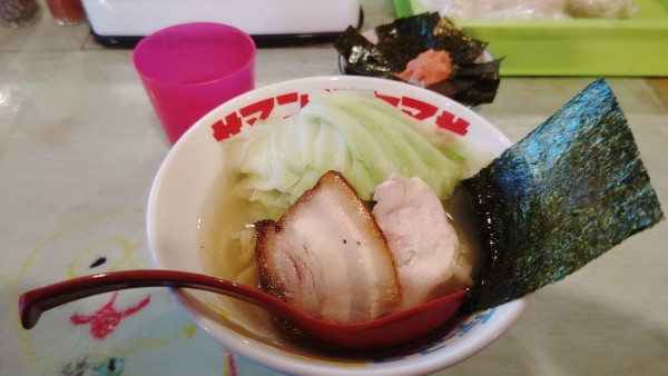 「朝ラー塩太麺６００円＆ノリ明太１５０円」@ハイデン.コッコFACTORYサマンサ・タマサの写真