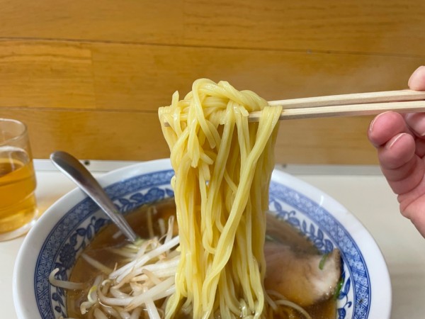 「ラーメン　￥３００」@水月楼の写真