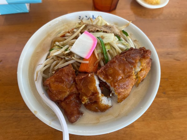 「パイコウタンメン、ニンニク追加」@極濃湯麺シントミの写真