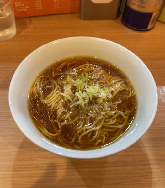 「醤油かけそば（ガモーニング）1000円」@RAMEN ガモウスマイルの写真