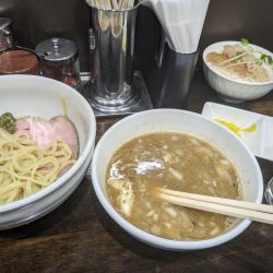 鯛つけ麺大盛+鯛ご飯