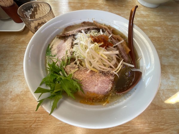 「ネギ塩チャーシュ麺（大盛）」@大らーめん 福籠の写真