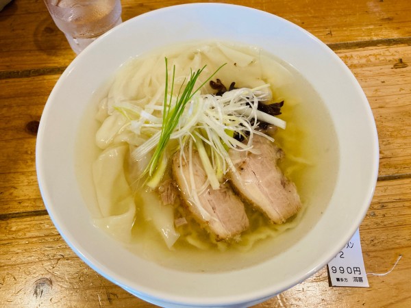 「塩ワンタンメン」@喜多方 満喜の写真