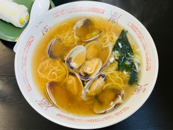 「あさりラーメン」@えんまん亭の写真