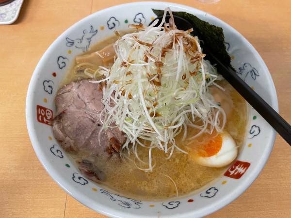「ねぎ味噌ラーメン+卵」@らーめん大河の写真