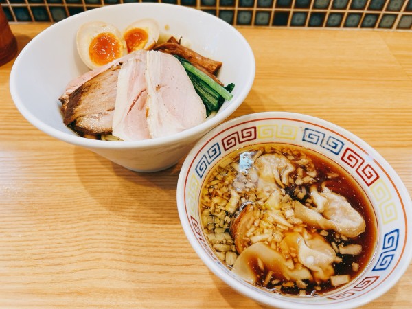 「特製つけ麺」@ほっこり中華そば もつけの写真