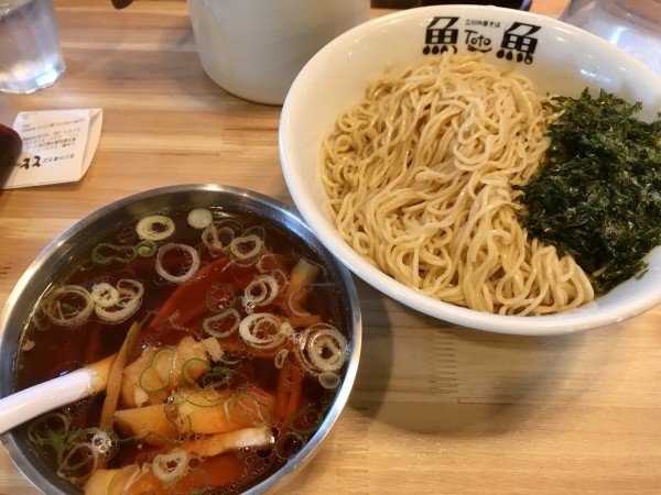 「つけ麺　醬油（大）」@とと ホンテンの写真