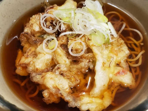 「天ぷらそば５１０円」@おぎのや 軽井沢駅売店の写真