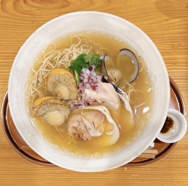 「はまぐりと帆立の潮soba」@和食と日本酒 大塚・みや穂の写真