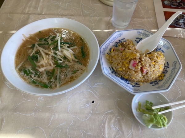 「サービスランチ(みそ)」@中華ラーメン とんぼの写真