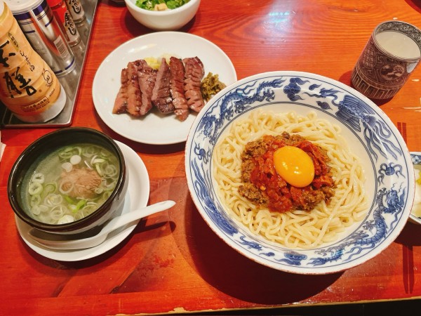「牛たん醤々麺＋牛タン」@たんや善治郎 長町モール店の写真