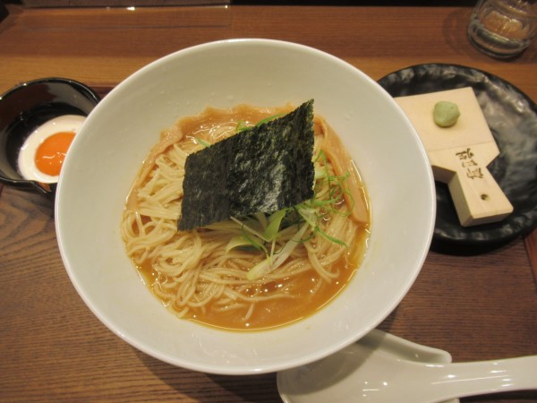 「【限定】冷やし雲丹そば（1,200円）」@日本橋 らぁ麺 めだか堂の写真