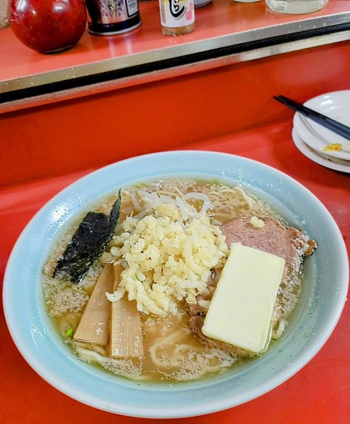 「にんにくらーめん+バター+にんにく増し」@二代目 山ちゃんの写真