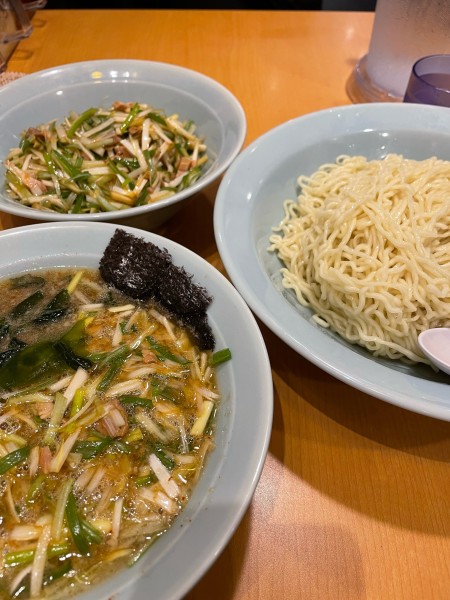 「ネギつけ麺 中 ネギ」@ラーメン関口の写真