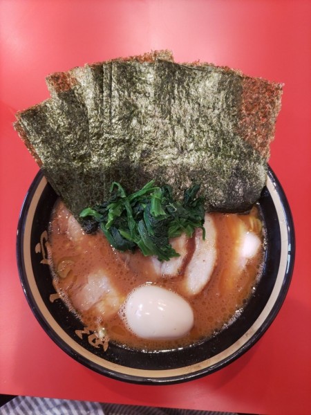 「のり玉ラーメン+煮豚チャーシュー」@横濱家系ラーメン 野中家の写真