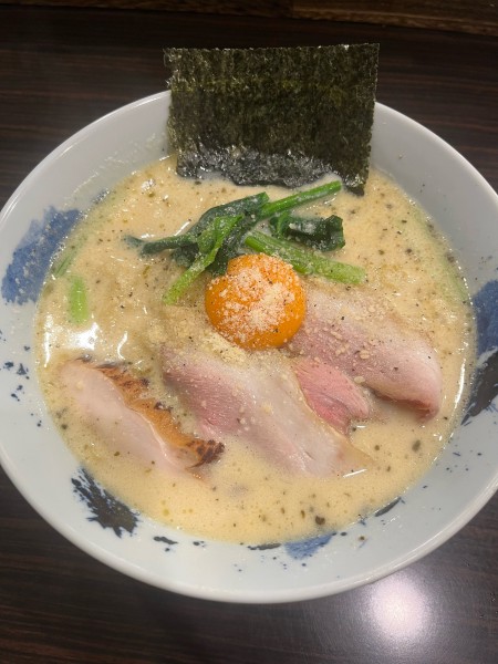 「鶏ボナーラ大(1050円)」@横道の写真