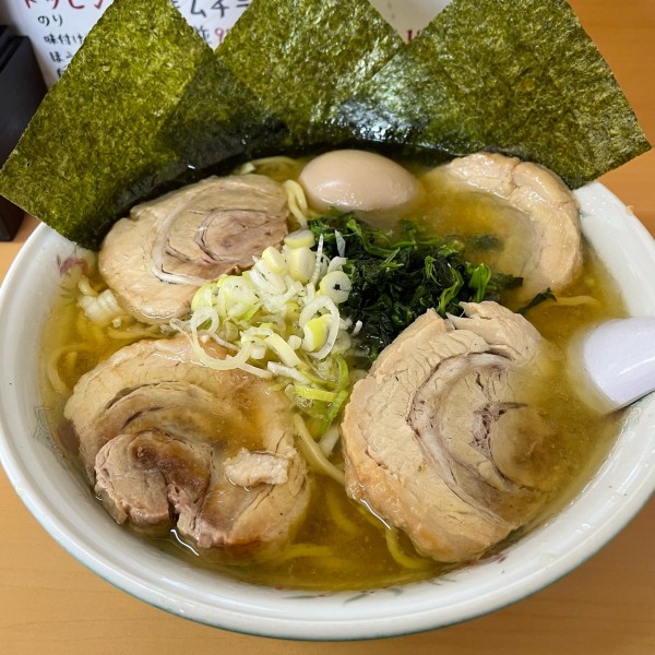 「チャーシュー　豚骨醤油」@らーめん一家の写真