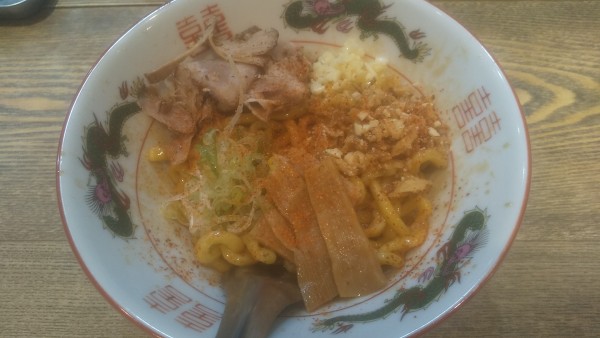 「汁なし・並(¥900)」@中華そば専門 白華楼 名駅店の写真