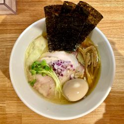 サッポロ赤星＋日本酒高清水＋塩ラーメン全部乗せシジミスープ他