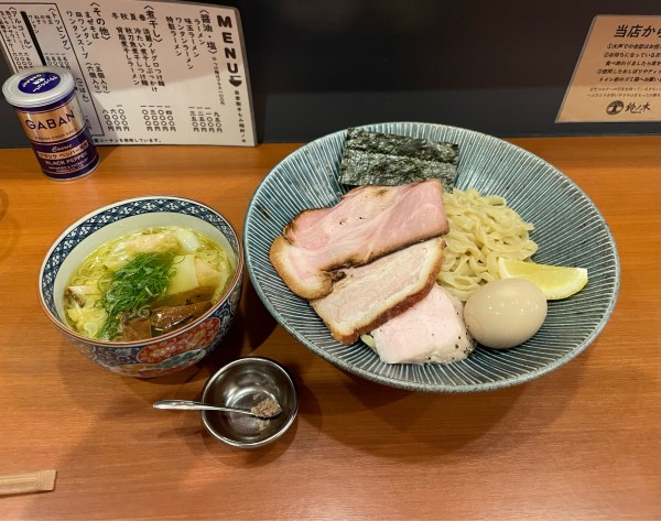 「淡麗特製つけ麺（塩）」@自家製手もみ麺 鈴ノ木の写真