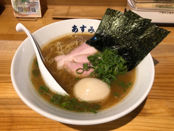 「らぁ麺＋味玉」@麺や あすみの写真