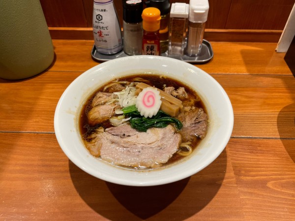 「【肉の日限定】生姜ﾌﾞﾗｯｸﾁｬｰｼｭｰ麺」@麺屋 真心の写真