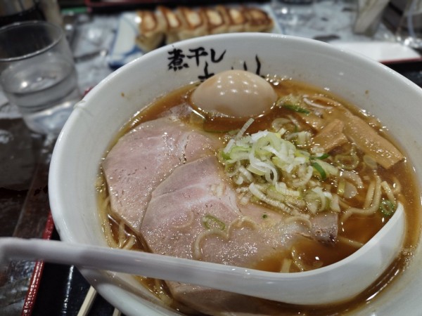 「あっさり味玉ラーメン」@煮干しらーめん青樹 立川店の写真