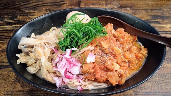 「【限定】ミートソースヌードル」@麺場voyageの写真