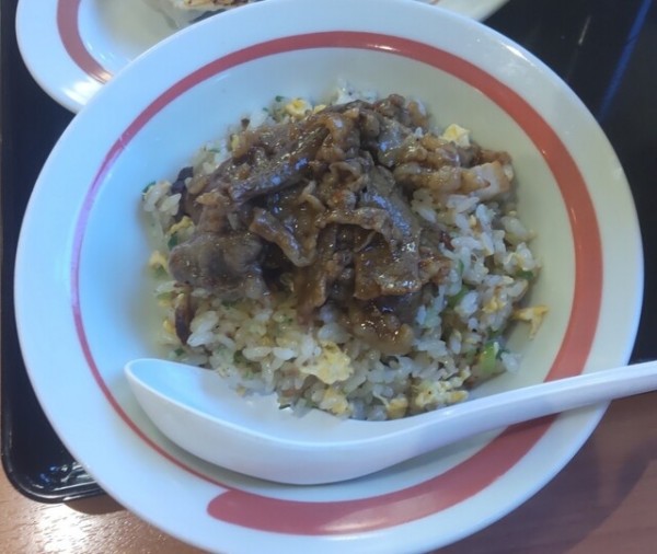 「牛焼肉炒飯」@幸楽苑 米沢店の写真