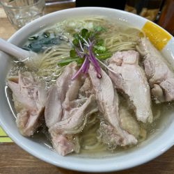 塩生姜らー麺肉増し　大盛　 1200