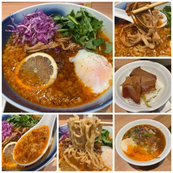 「【うずとかみなり】雷SOBA 1650円吊し焼豚ご飯500円」@ラーメンWalkerキッチンの写真