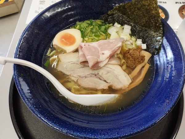 「貝出汁 XO塩そば」@だし廊CK 荒井工場直売店の写真