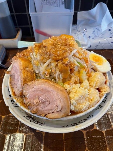 「辛豚そば」@茨城豚そば 特龍 本店の写真