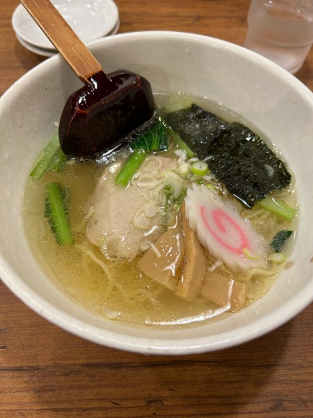 「ミニ塩ラーメン」@中華 麺・飯 太楼 新丸子店の写真