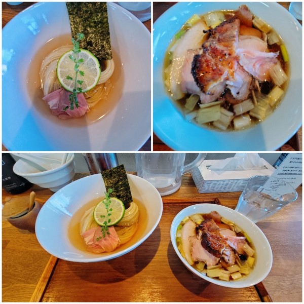 「昆布水つけめん 醤油 (並) ちょい肉増し」@YOKOKURA STOREHOUSEの写真