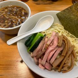 【季節限定】きのこつけ麺1000円+半ライス50円