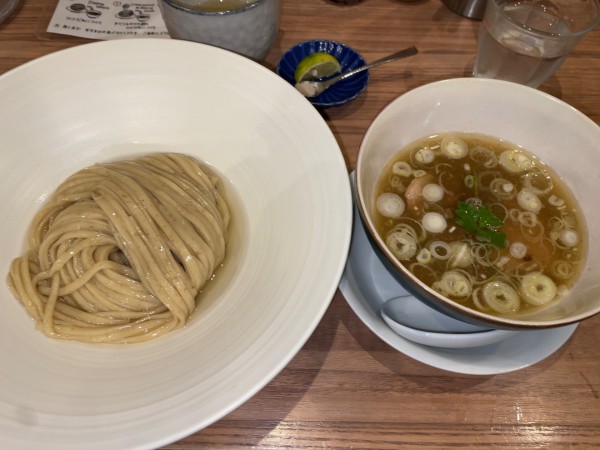 「塩つけ昆布水トッピング」@麺処 ほん田 秋葉原本店の写真