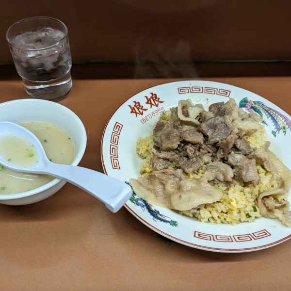 「肉やきめし小500円」@娘娘の写真