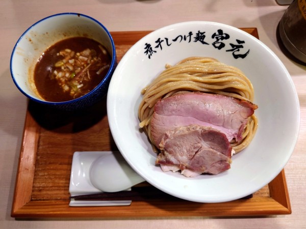 「限定 濃厚秋刀魚つけ麺(中盛り)」@煮干しつけ麺 宮元の写真