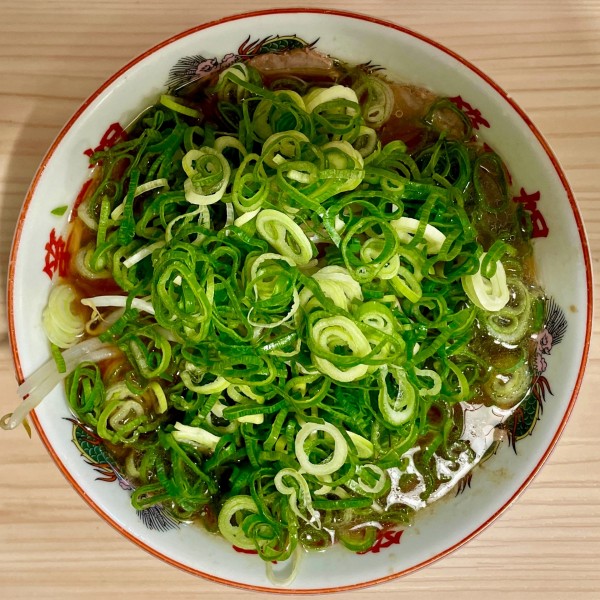 「チャーシュー麺 九条ネギ増し」@本家 第一旭 新宿店の写真